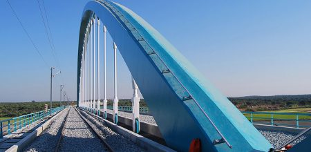 VERTIC's COMBIRAIL inclined fall protection rail system