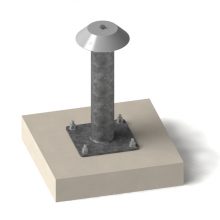 VERTIC's standar Anchor post for concrete